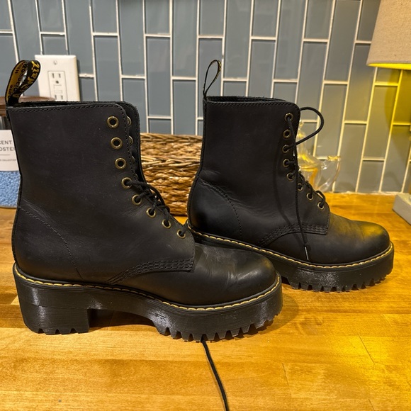Dr. Martens Black Leather Boots - Picture 5 of 6